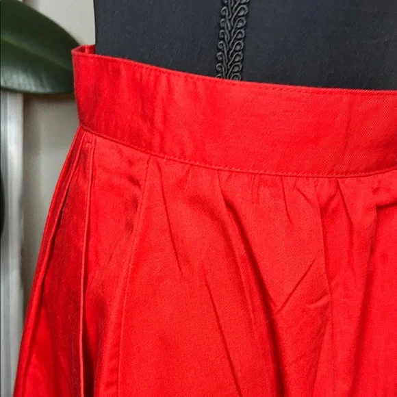 Vintage Red A-line Women's Skirt size 8 - Picture 6 of 8